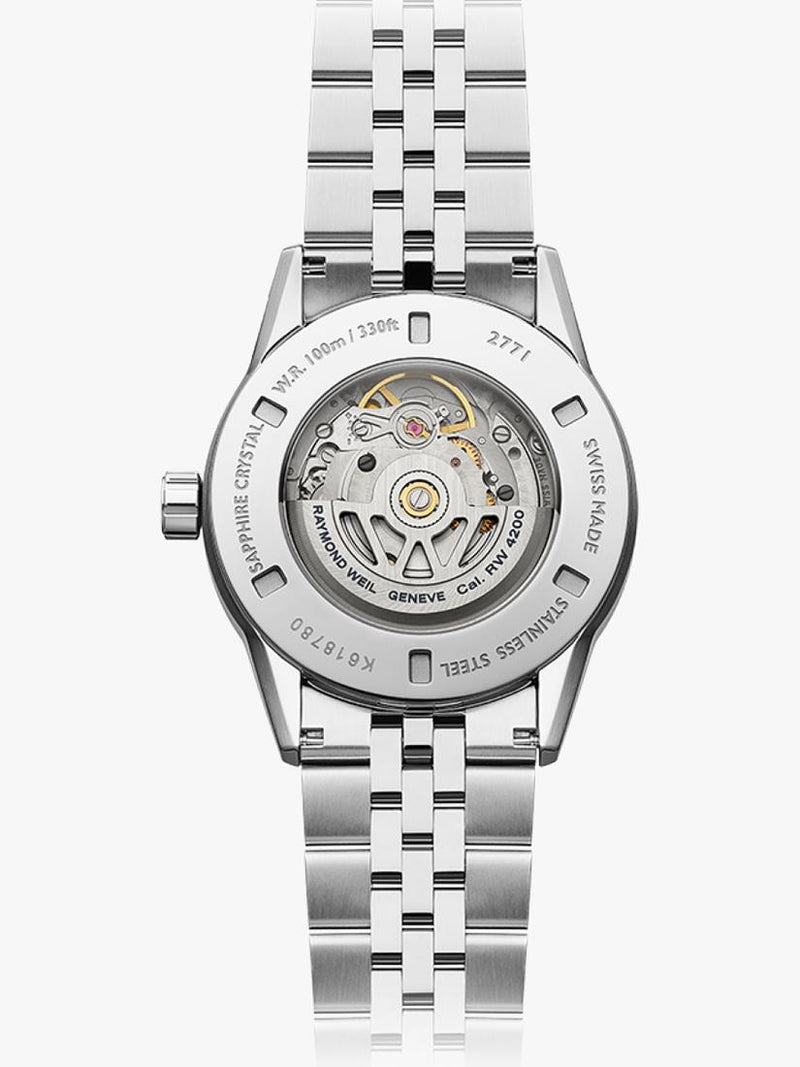 Raymond Weil Freelancer automatic watch olive green dial 38mm, imported from the UK