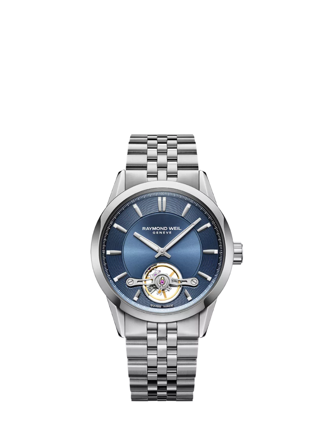 Raymond Weil Freelancer automatic watch 42mm silver blue - British product