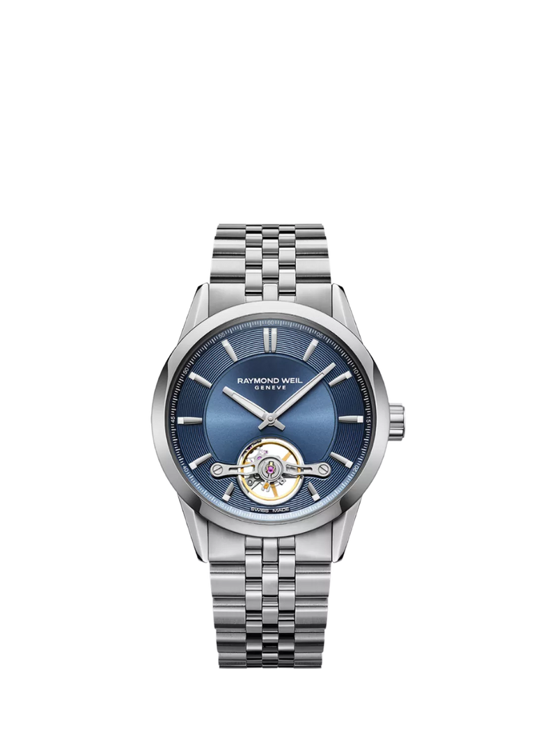 Raymond Weil Freelancer automatic watch 42mm silver blue - British product