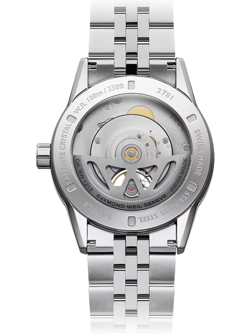 Raymond Weil Freelancer automatic watch 42mm silver blue - British product