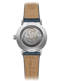 Raymond Weil Millesime automatic watch silver dial blue leather strap - British product