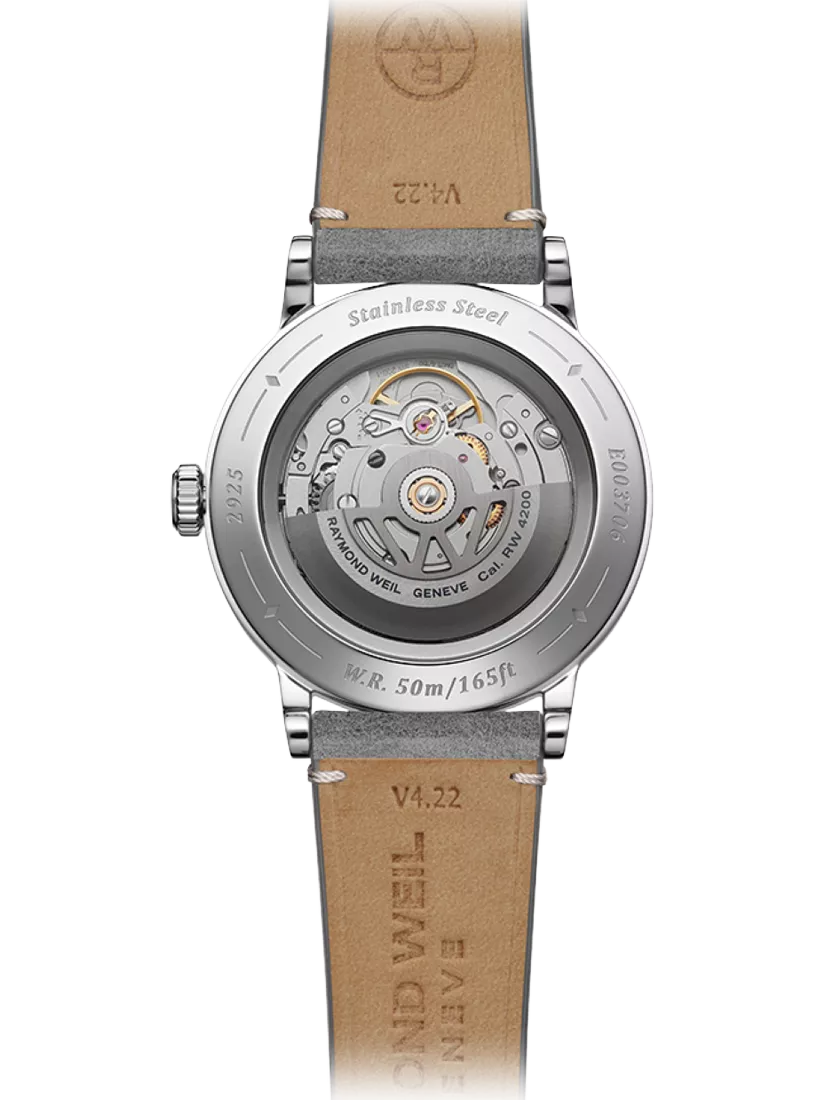 Raymond Weil Millesime automatic watch salmon dial 39.5mm (British brand)