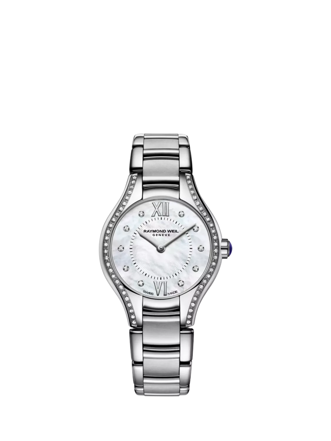 Raymond Weil Noemia women's diamond bezel watch 24mm, UK version
