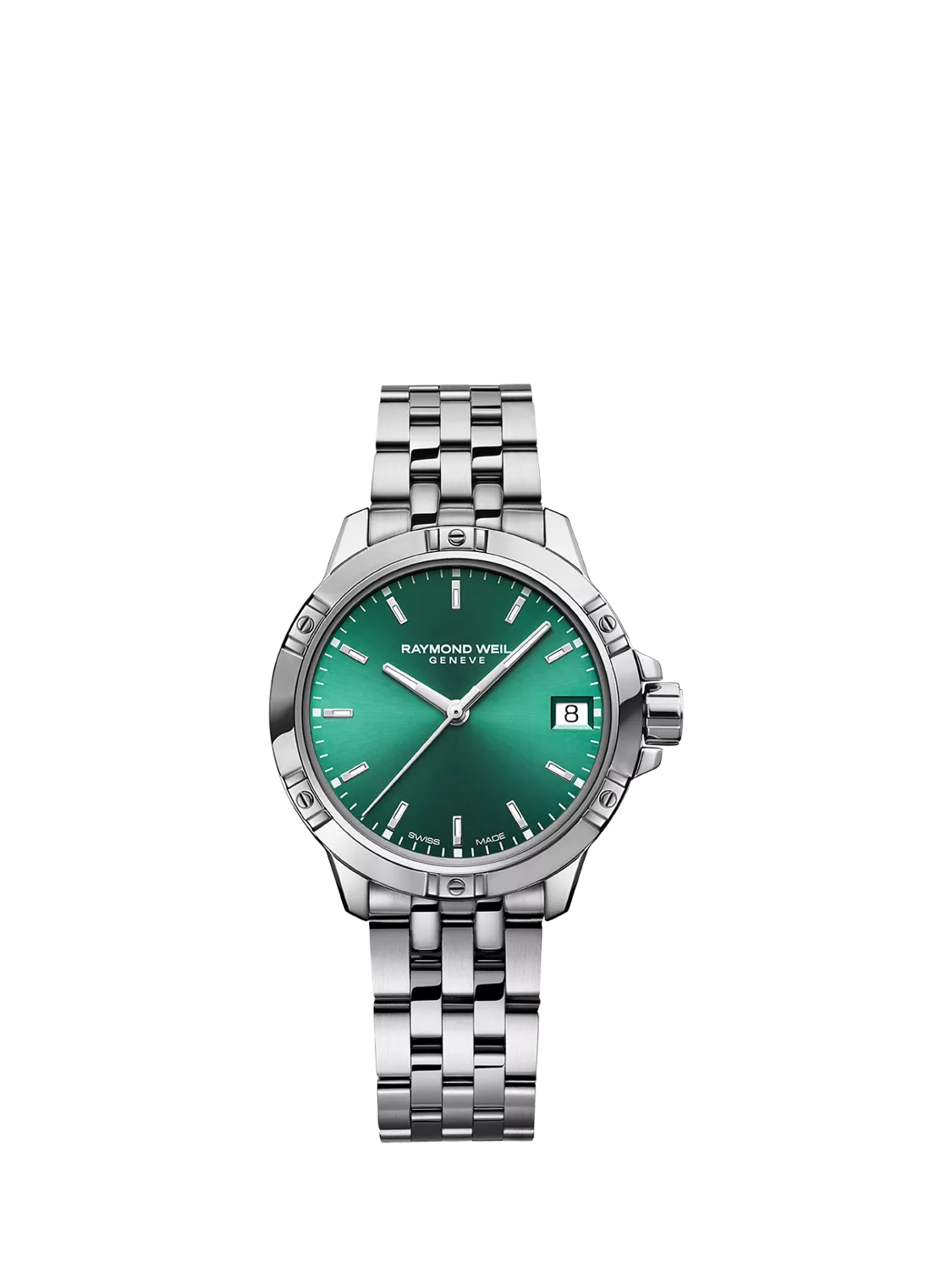 Raymond Weil Tango 30 women's watch green dial, UK version