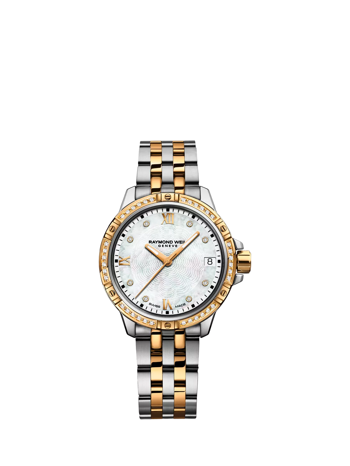 Raymond Weil Tango mother of pearl diamond bezel watch - British product