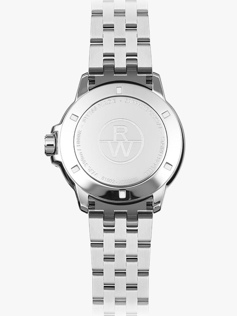 Raymond Weil Tango 41mm date watch silver white - British product