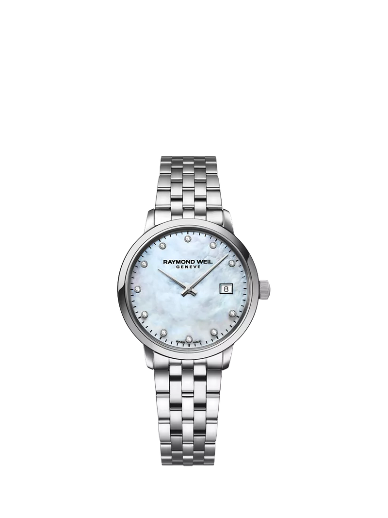Raymond Weil Toccata mother-of-pearl diamond watch 29mm, imported from the UK