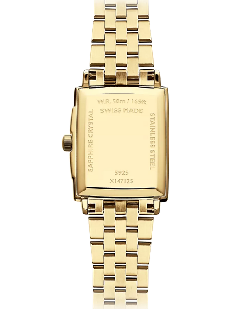 Raymond Weil Toccata watch 34x23mm gold dial, imported from the UK