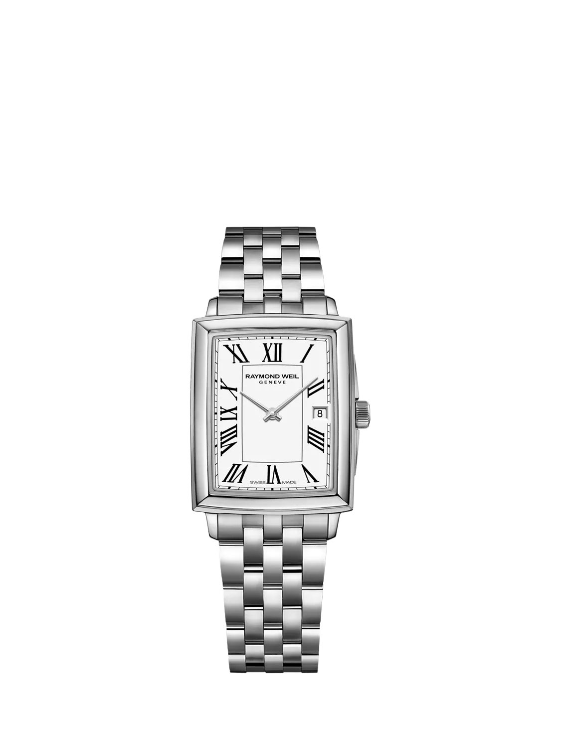 Raymond Weil Toccata watch white dial Roman numerals (British brand)