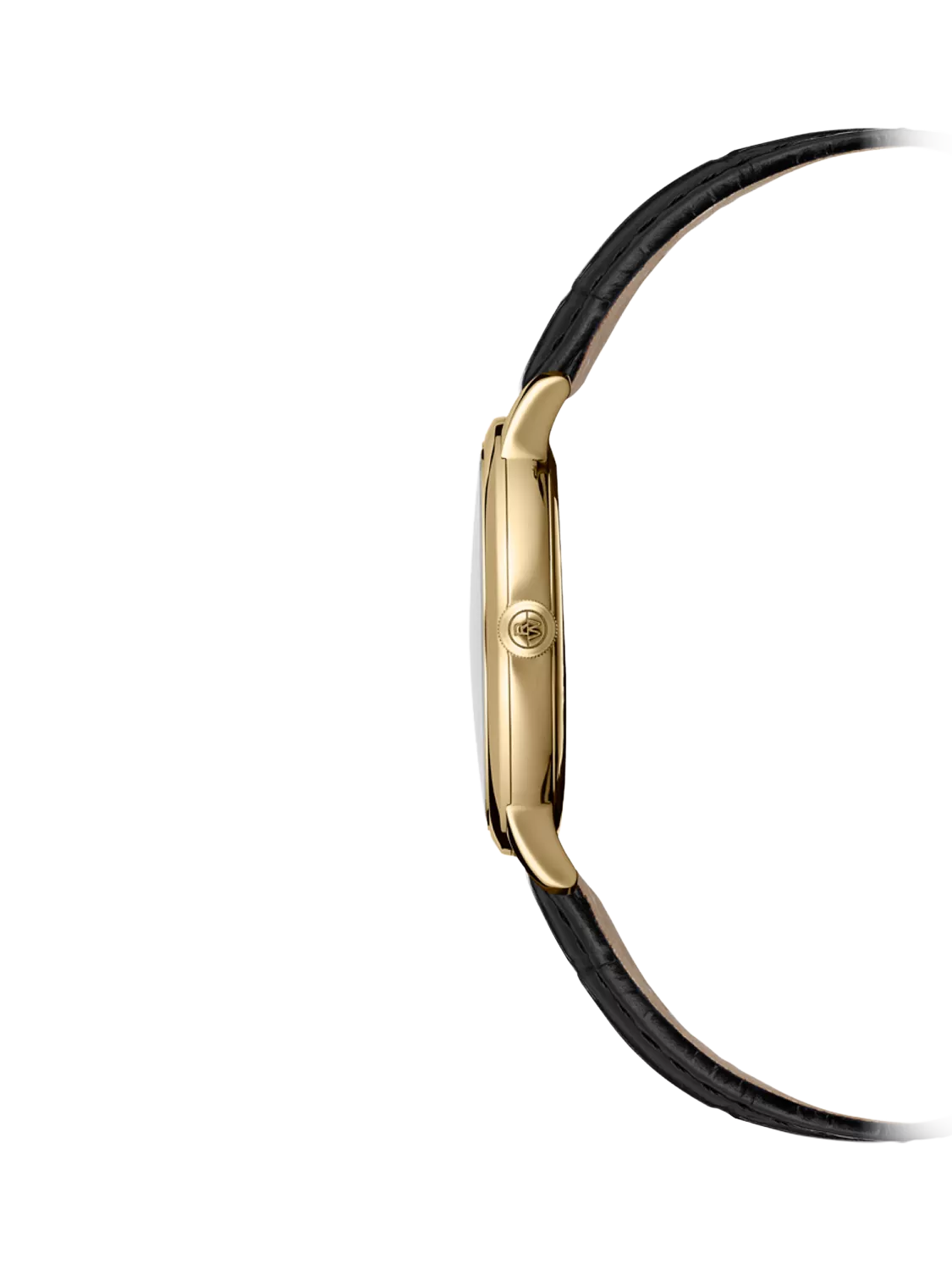 Raymond Weil Toccata watch with black strap and white dial (British brand)