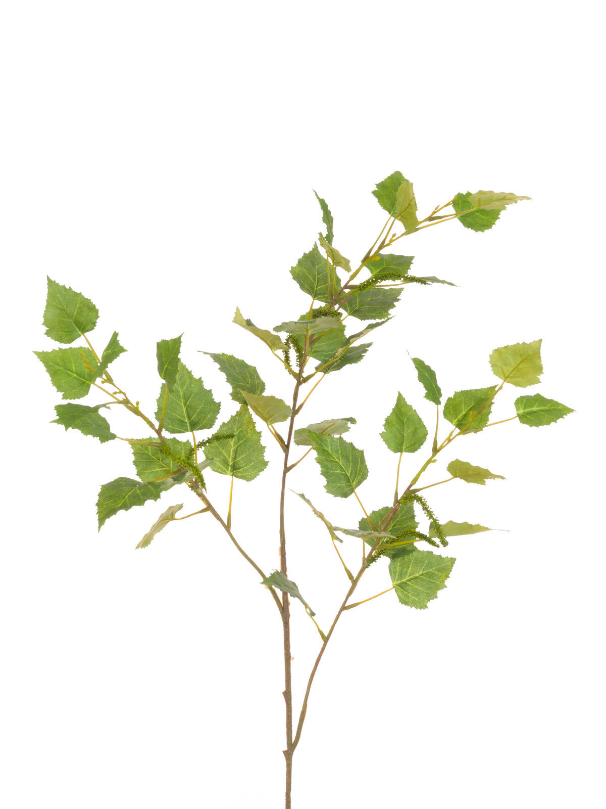 Floralsilk artificial birch leaves spray green 99cm, UK version