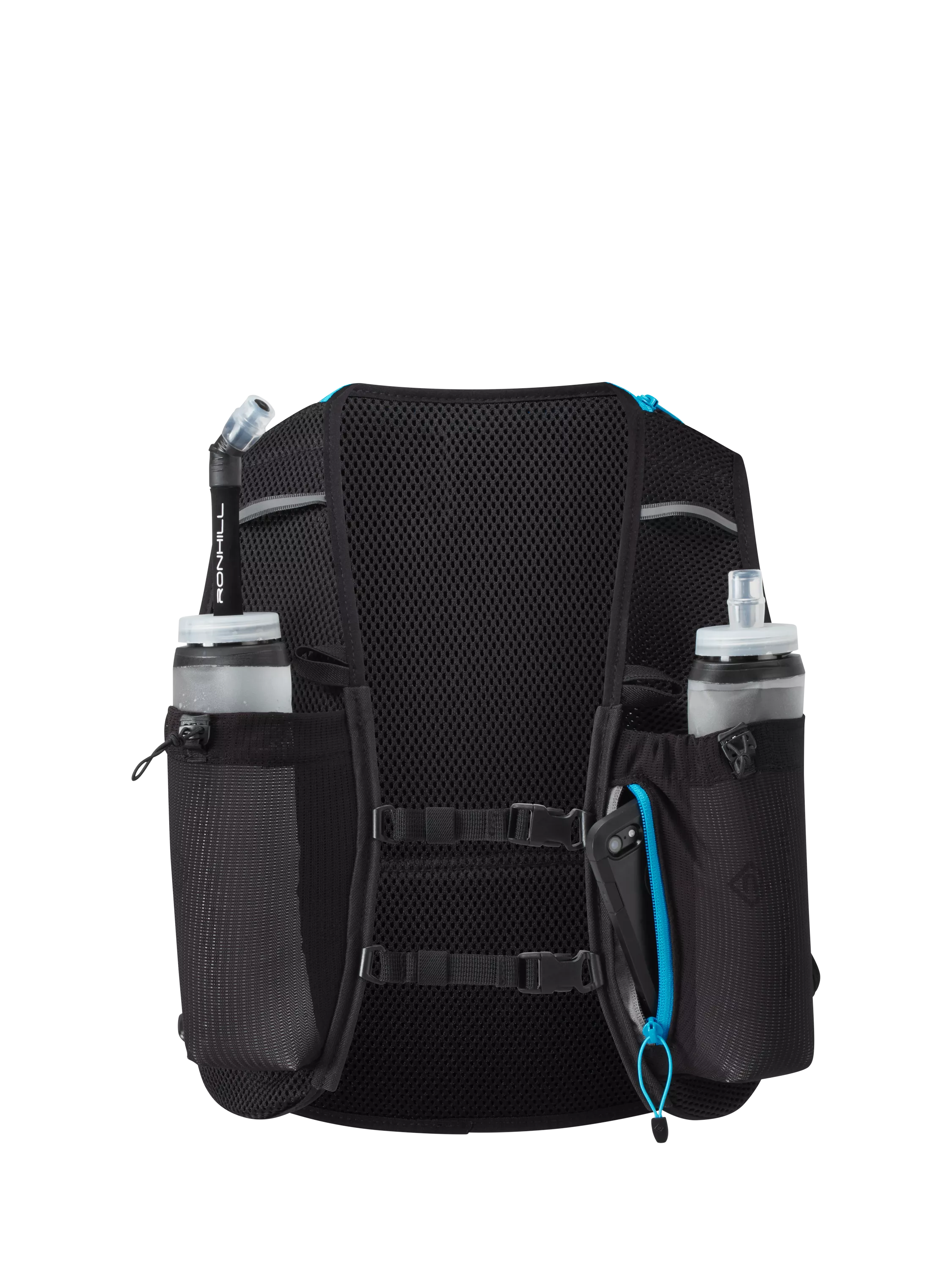 Ronhill running hydration vest black/cyan - British product