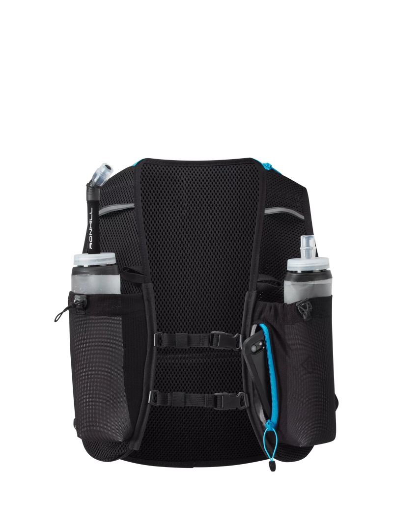 Ronhill running hydration vest black/cyan - British product