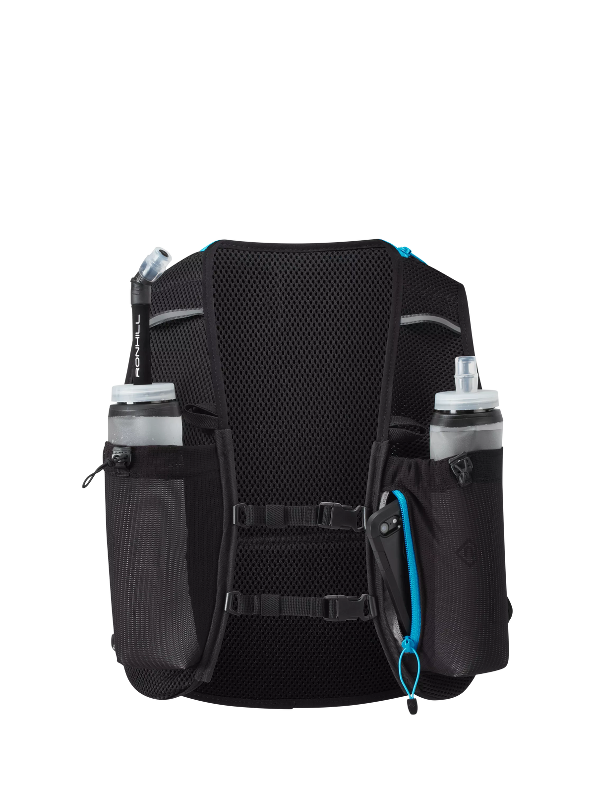 Ronhill running hydration vest black/cyan - British product