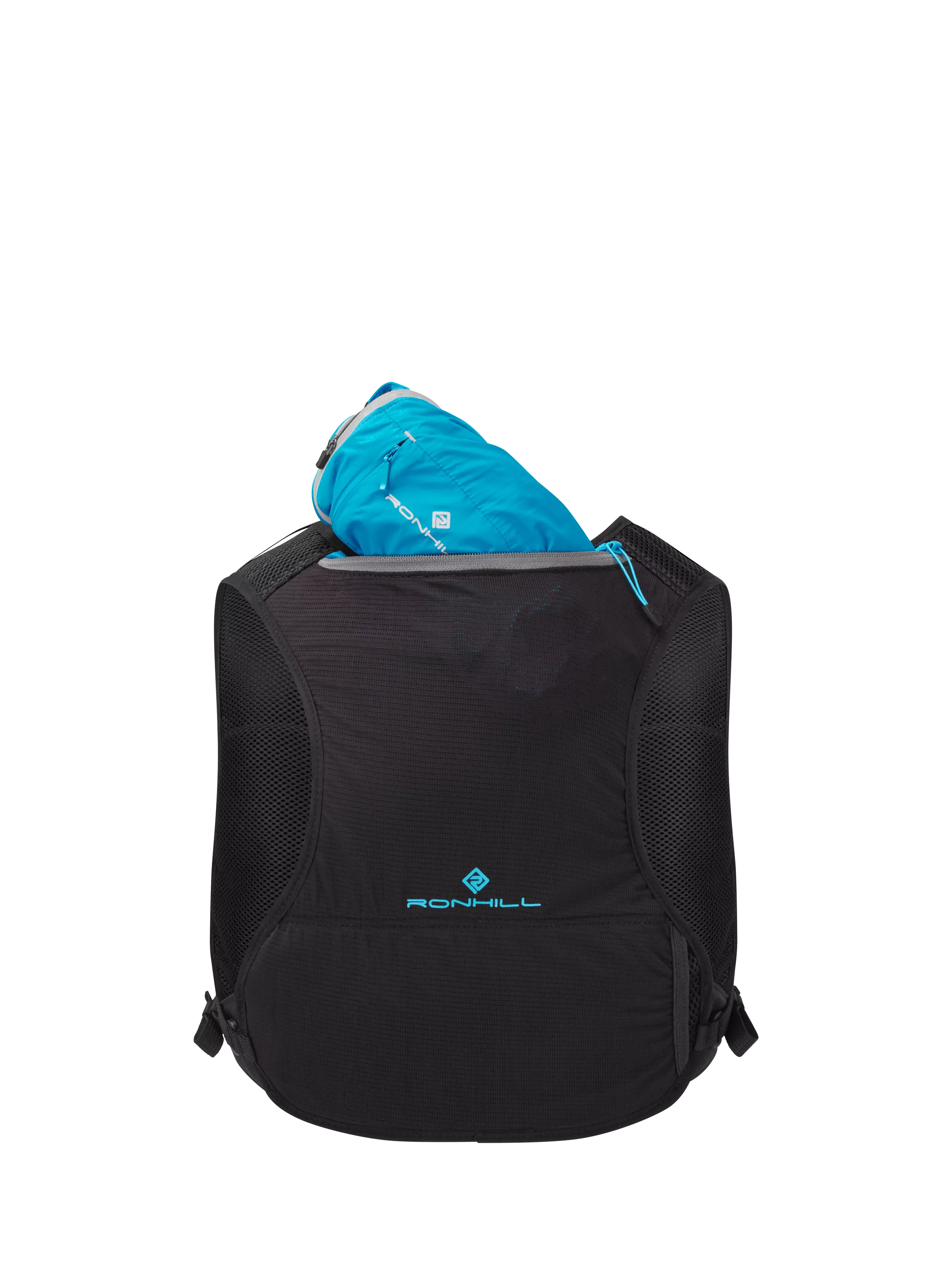 Ronhill running hydration vest black/cyan - British product