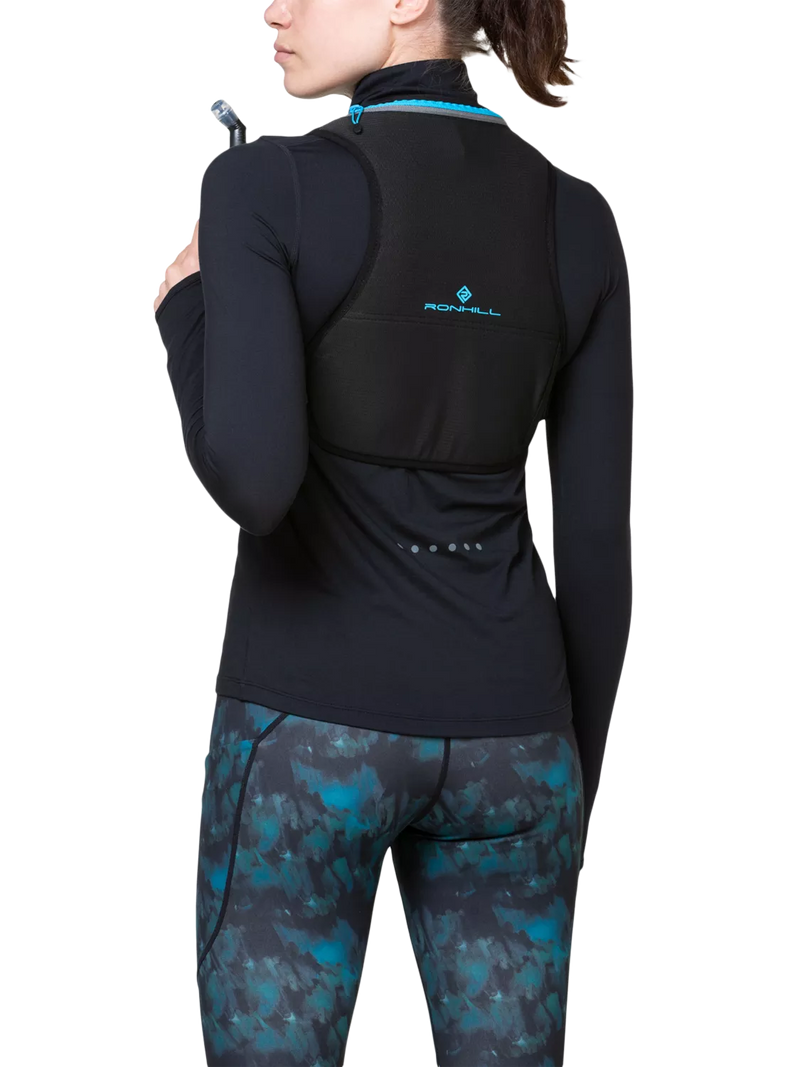 Ronhill running hydration vest black/cyan - British product