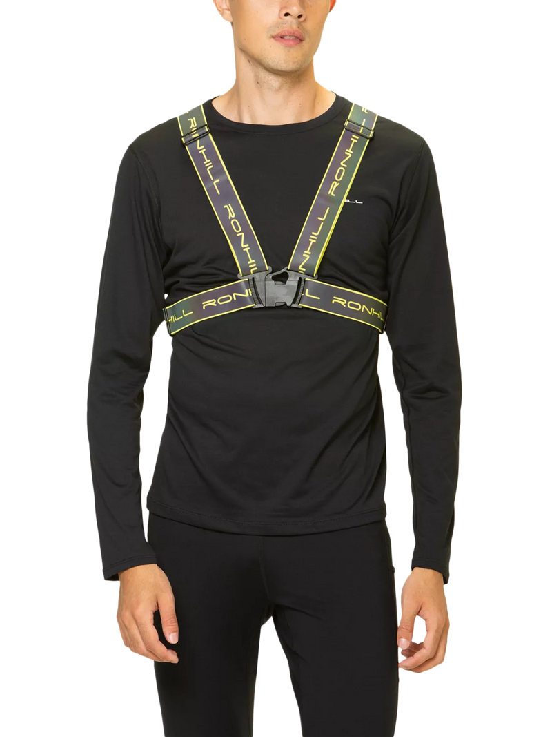 Ronhill reflect running belt Fluo Yellow, imported from the UK