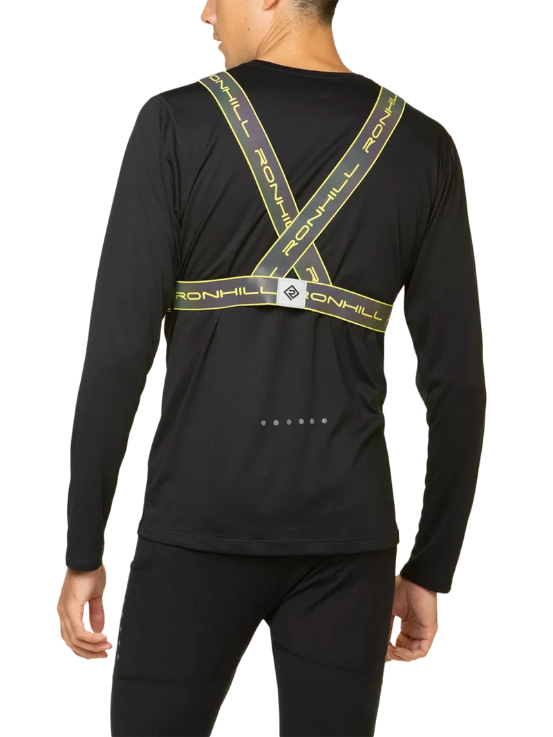 Ronhill reflect running belt Fluo Yellow, imported from the UK