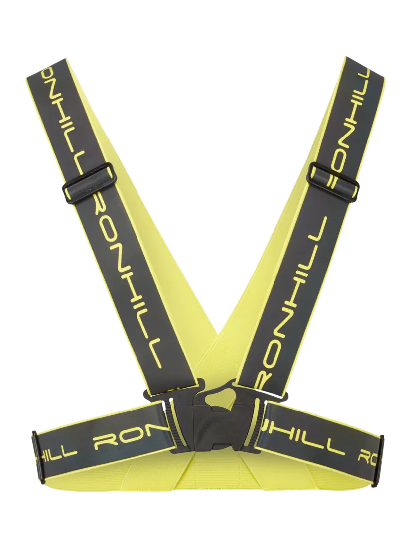Ronhill reflect running belt Fluo Yellow, imported from the UK