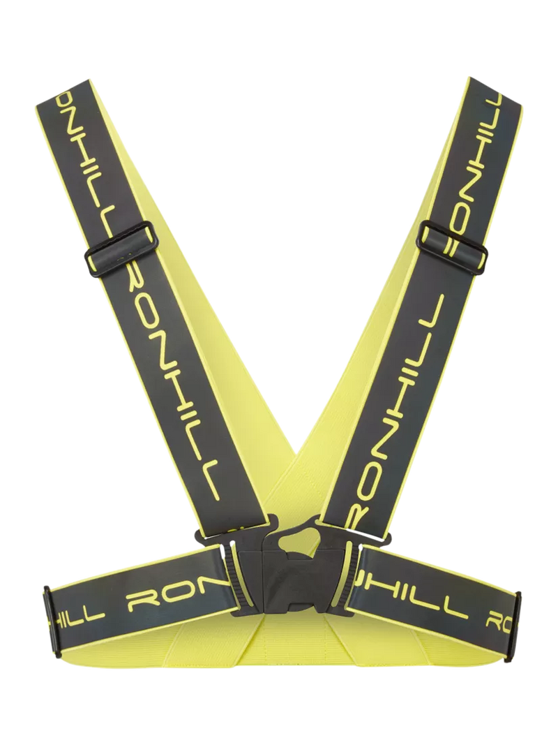 Ronhill reflect running belt Fluo Yellow, imported from the UK