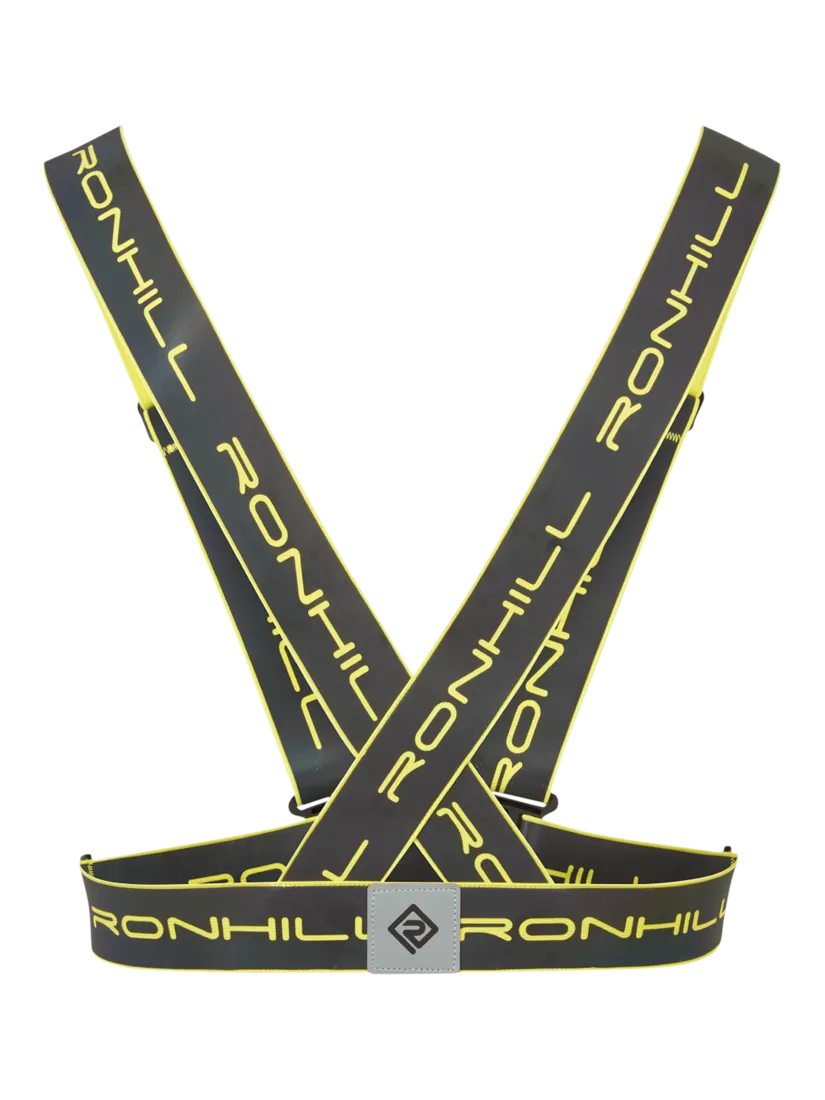 Ronhill reflect running belt Fluo Yellow, imported from the UK