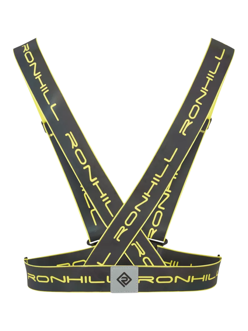 Ronhill reflect running belt Fluo Yellow, imported from the UK