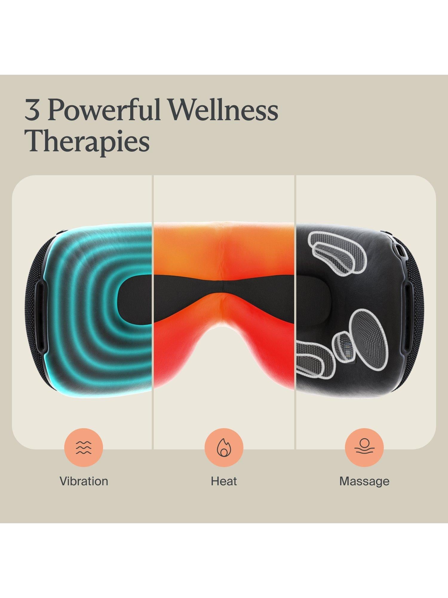 Therabody SmartGoggles 2nd Gen relaxation device, UK version