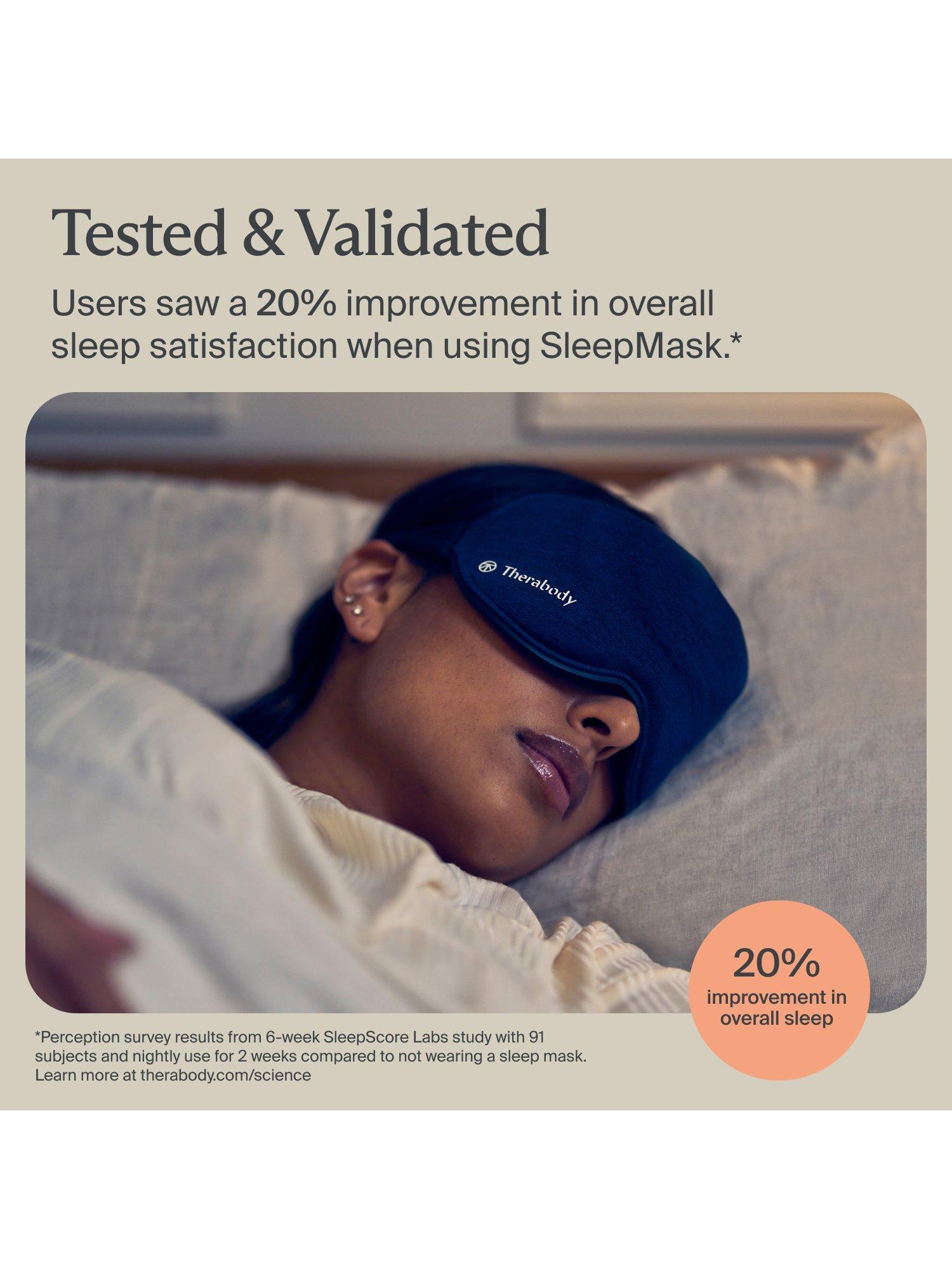 Therabody SleepMask blackout eye mask - British product