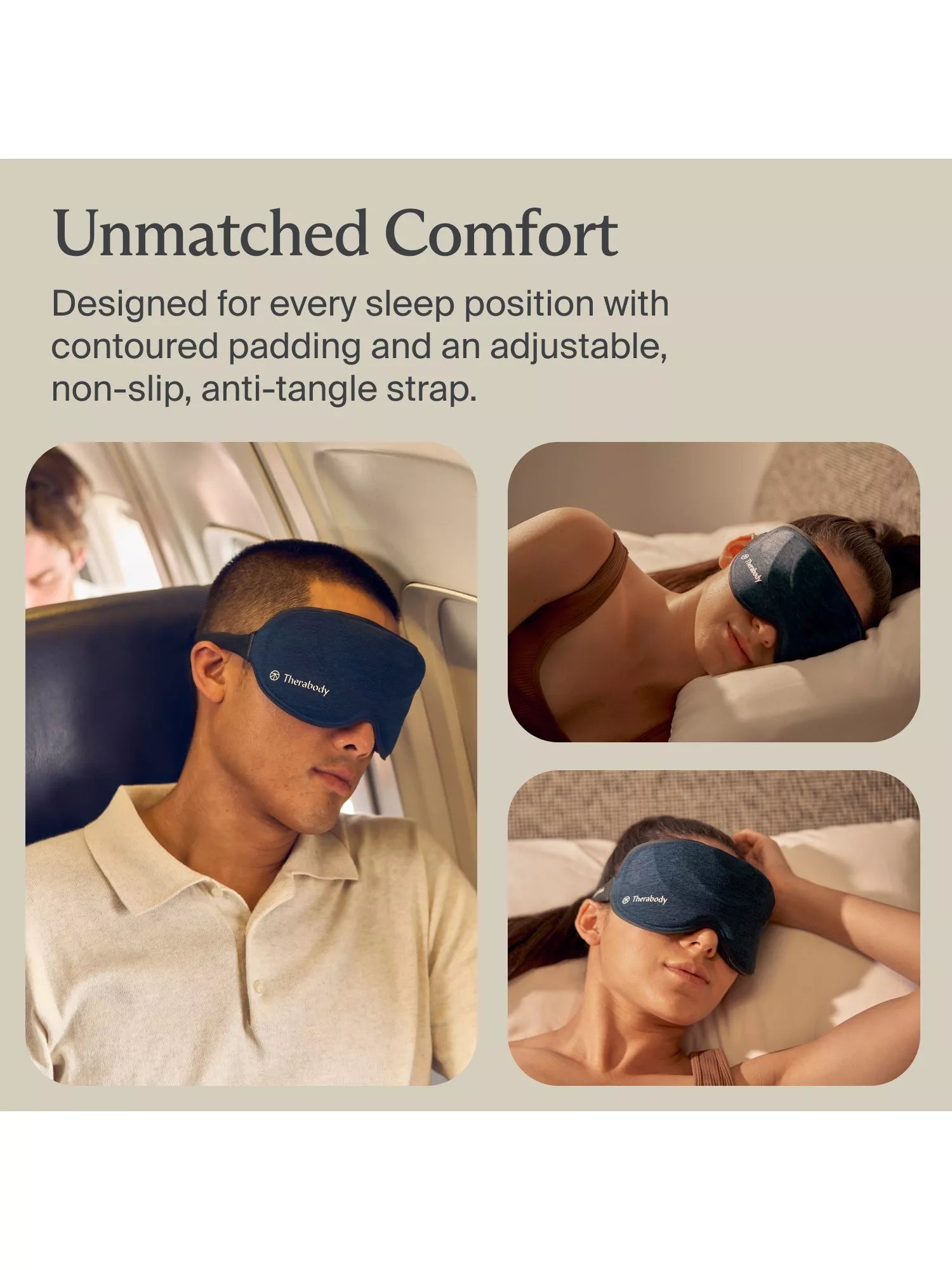Therabody SleepMask blackout eye mask - British product