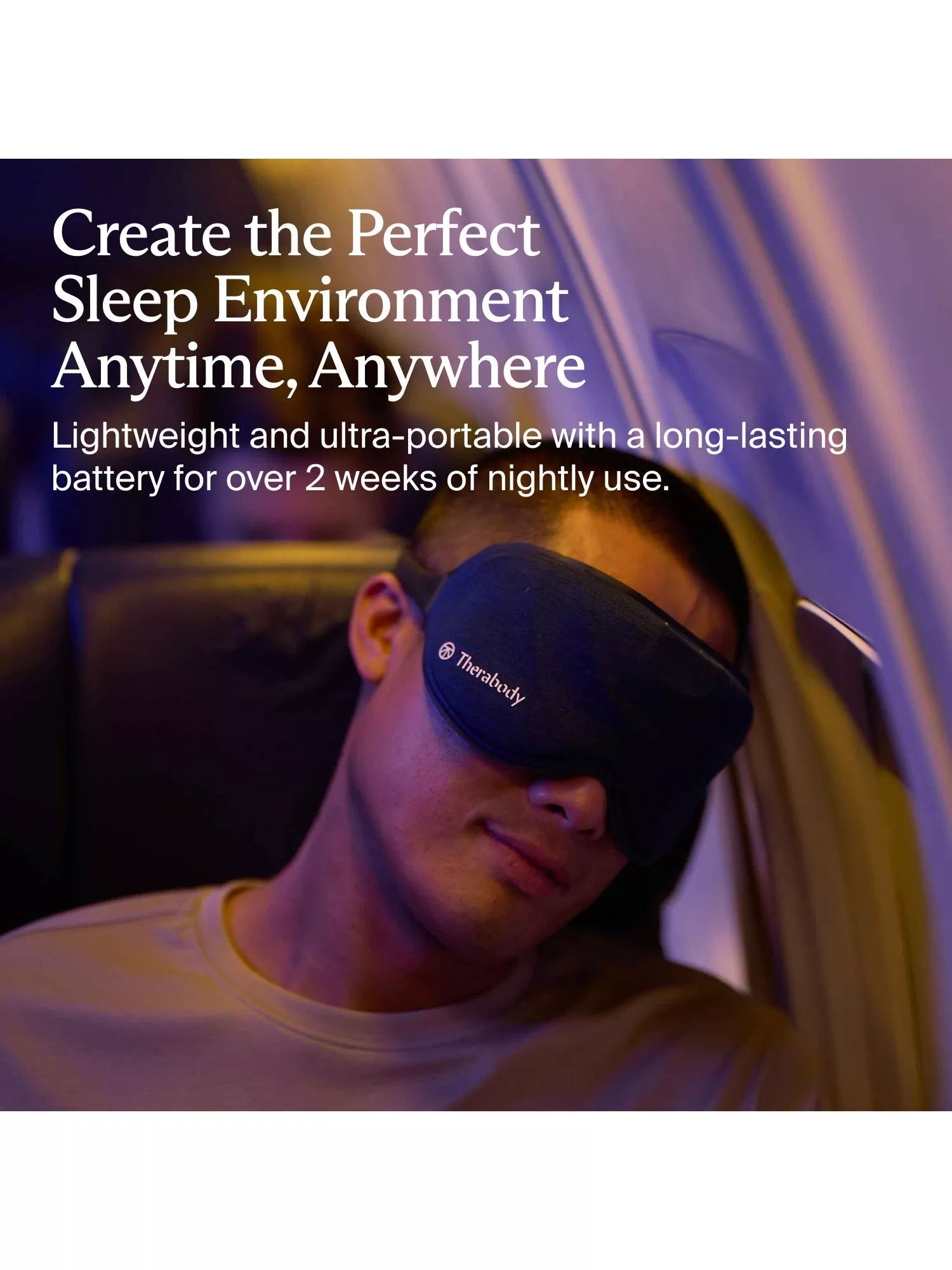Therabody SleepMask blackout eye mask - British product