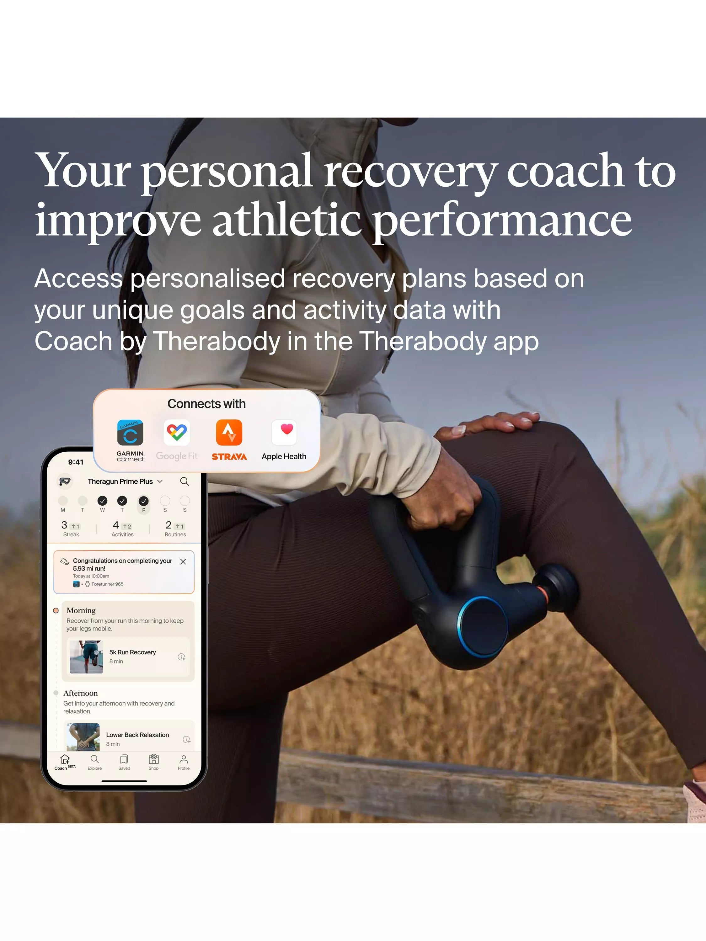 Therabody Theragun Prime Plus massage gun (British brand)