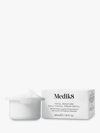 John Lewis Medik8 Total Moisture Tägliche Gesichtscreme Nachfüllung Gesichtsfeuchtigkeitscreme 50ml - Online bei McGrocer kaufen