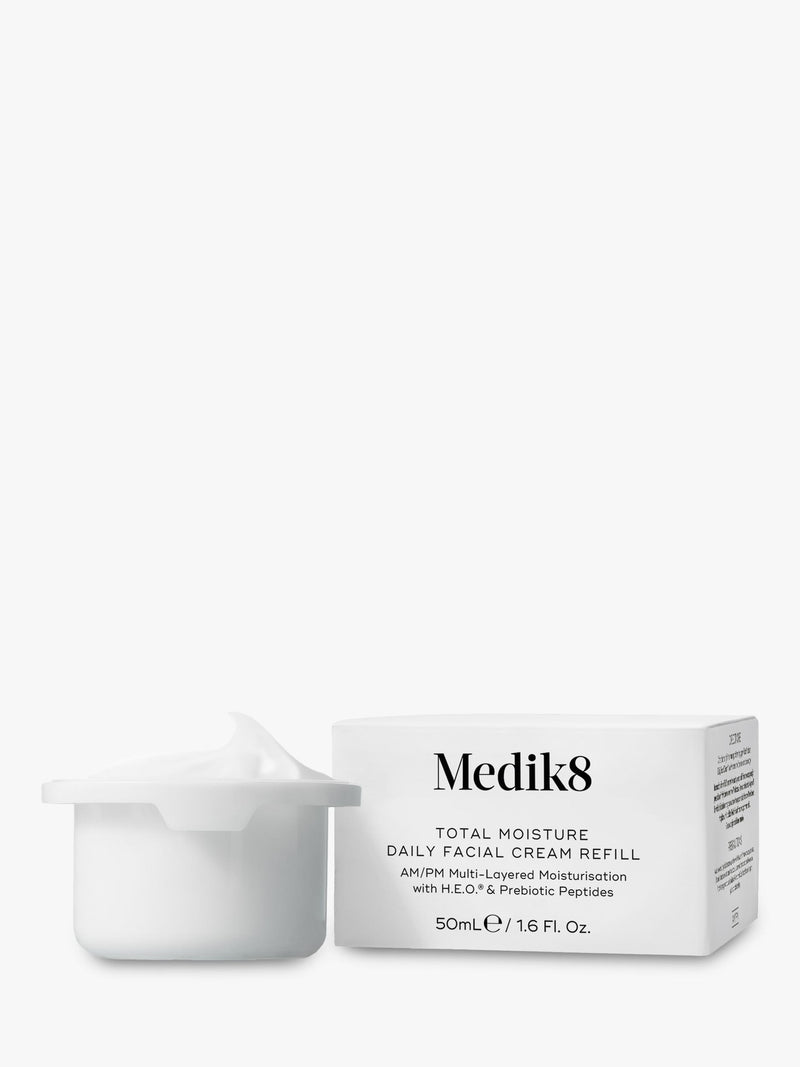 Medik8 Total Moisture Daily Facial Cream Refill, 50ml