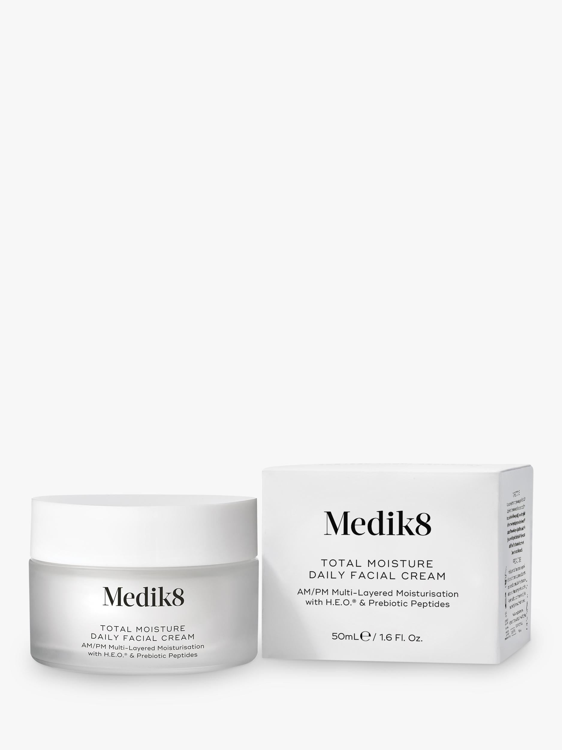 Medik8 Total Moisture daily facial cream 50ml, imported from the UK