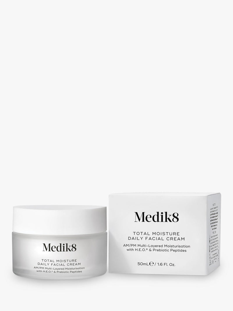 Medik8 Total Moisture daily facial cream 50ml, imported from the UK