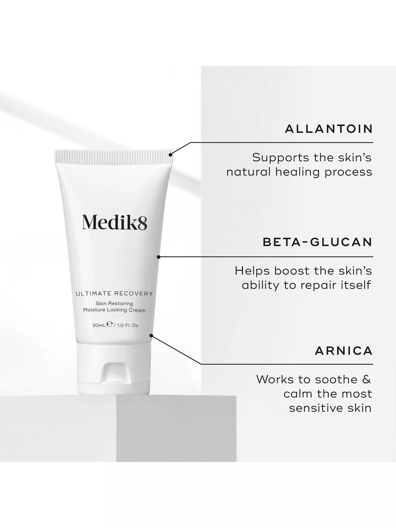 Medik8 Ultimate Recovery restorative cream 30ml, imported from the UK