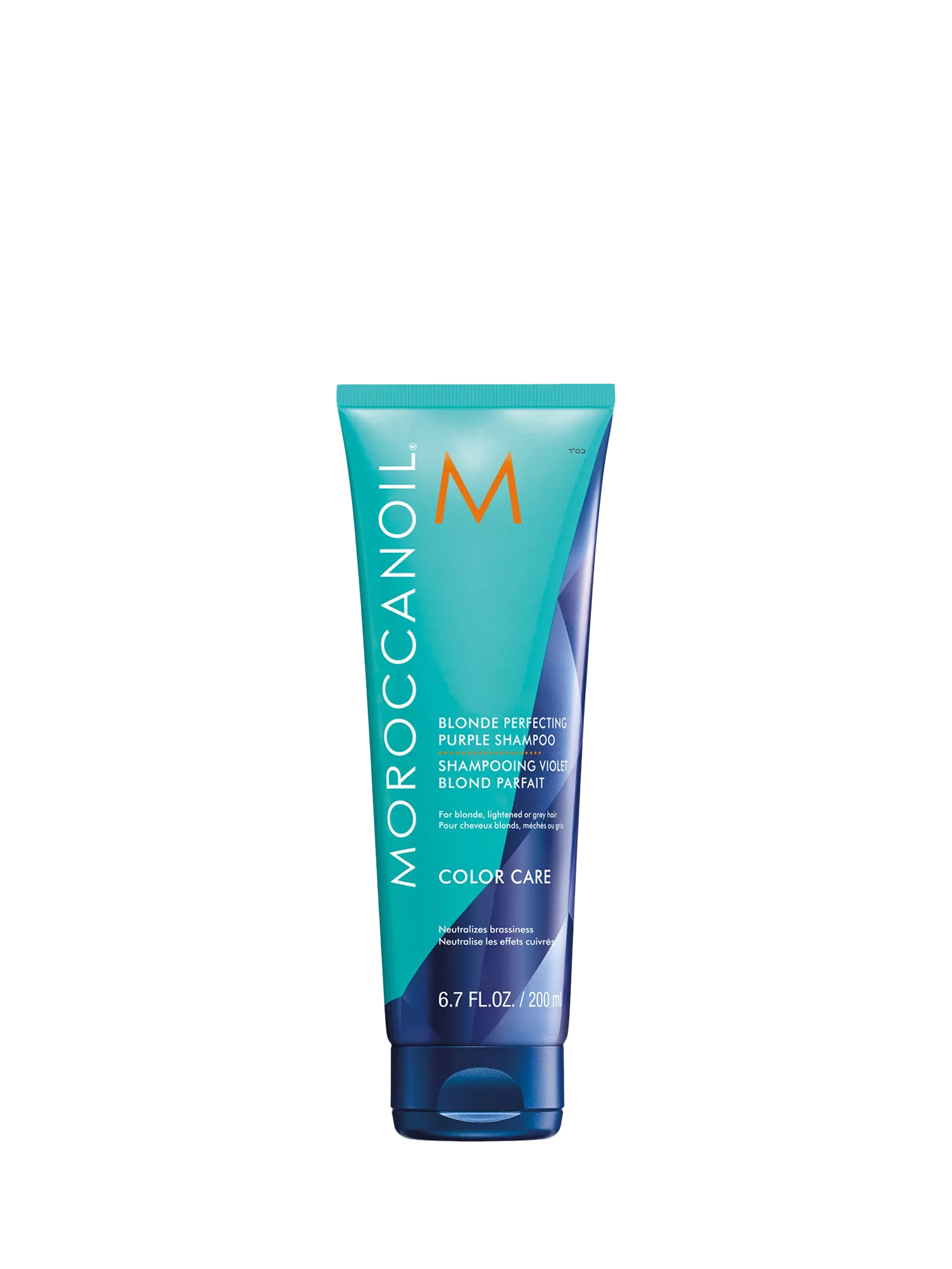 Moroccanoil Blond Perfecting Purple Shampoo 200ml, imported from the UK