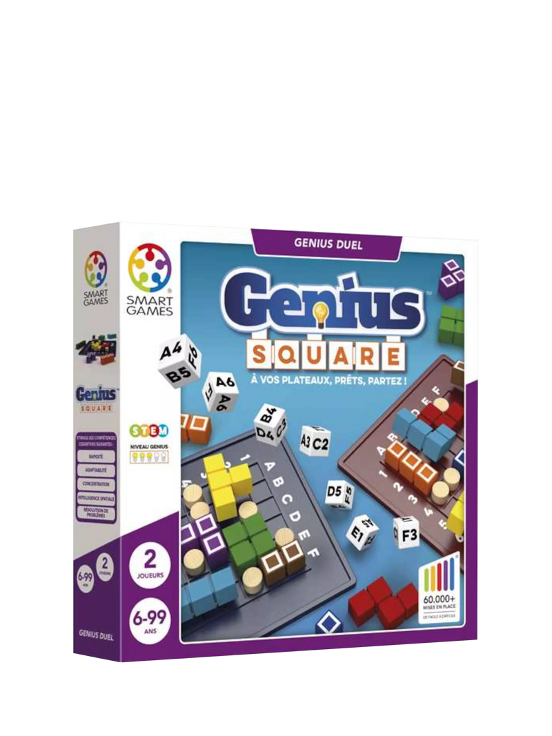 SmartGames Genius Square 24 puzzle board game (British brand)