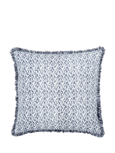 Coussin Miya de Bedeck of Belfast, bleu chambray