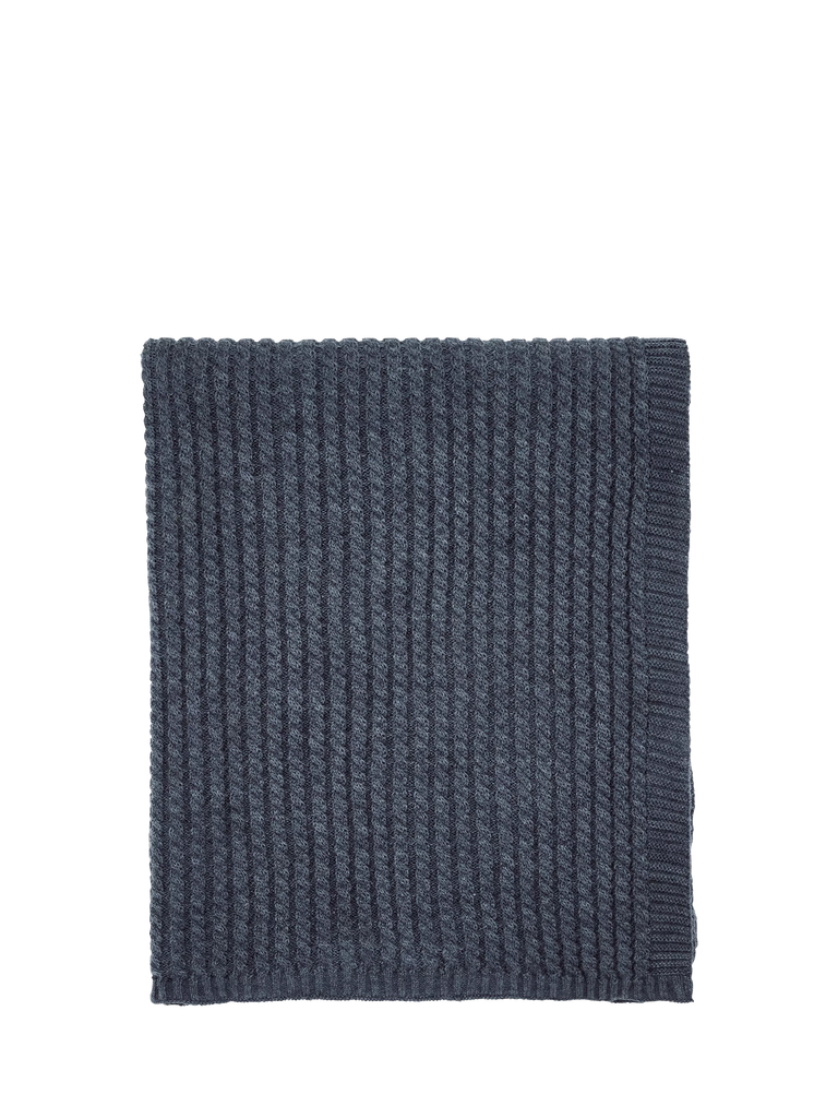 Bedeck of Belfast Miya Throw,  Blue Chambray