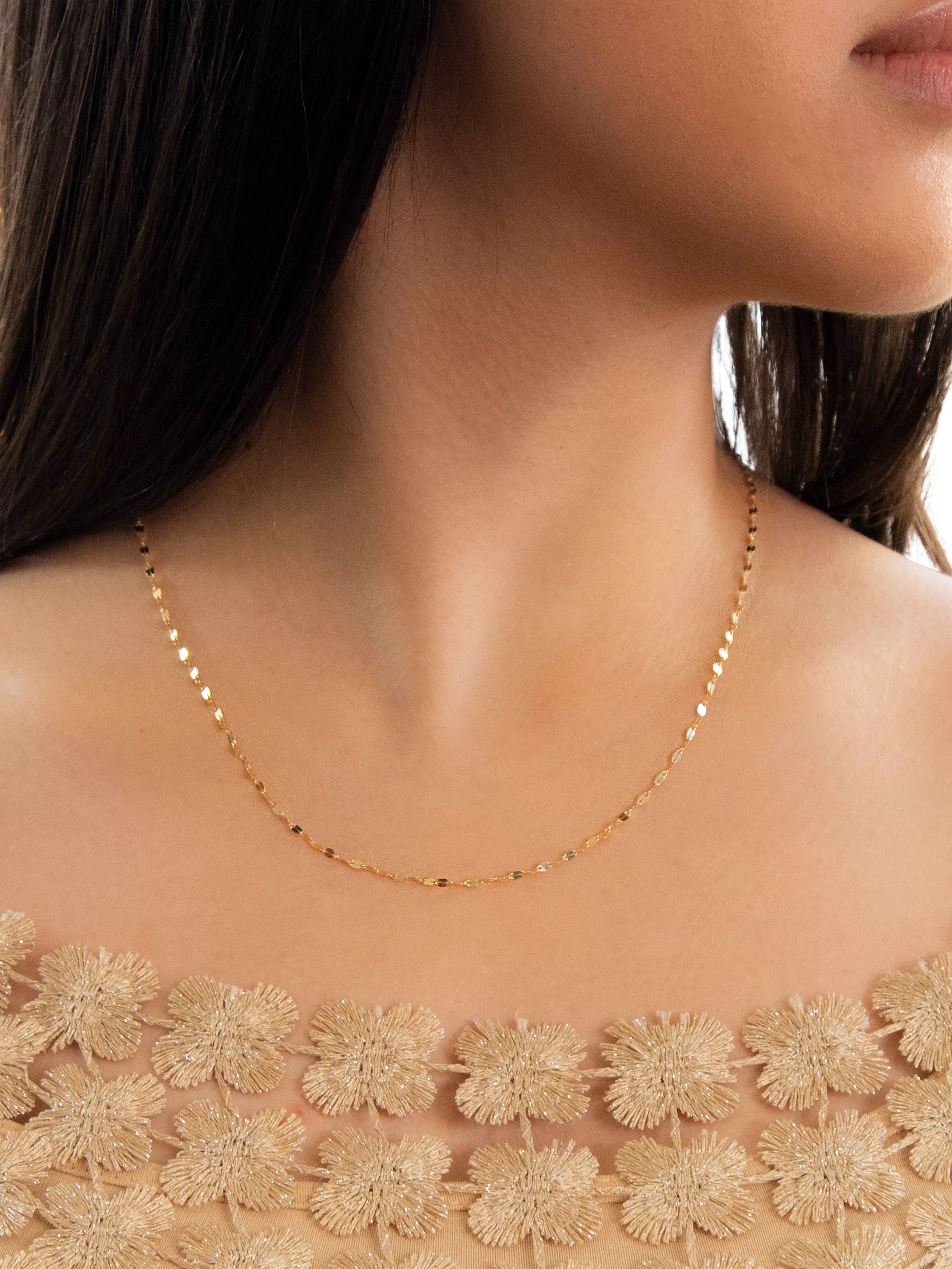 IBB forzatina gold chain necklace 46cm, imported from the UK