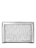Trinny London Chepstow silver makeup bag (British brand)