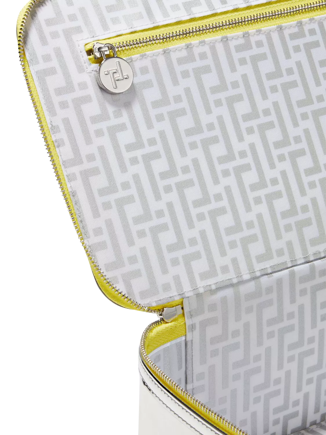 Trinny London Chelsea large beauty bag silver, UK version