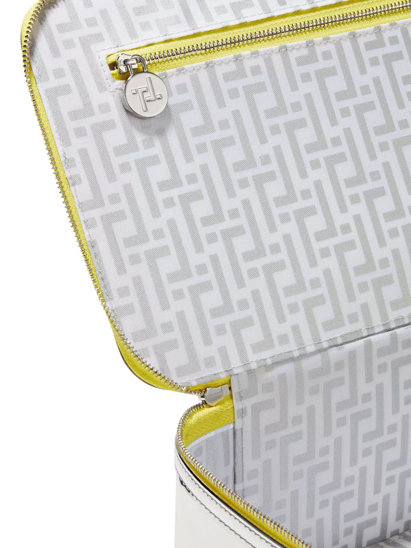 Trinny London Chelsea large beauty bag silver, UK version