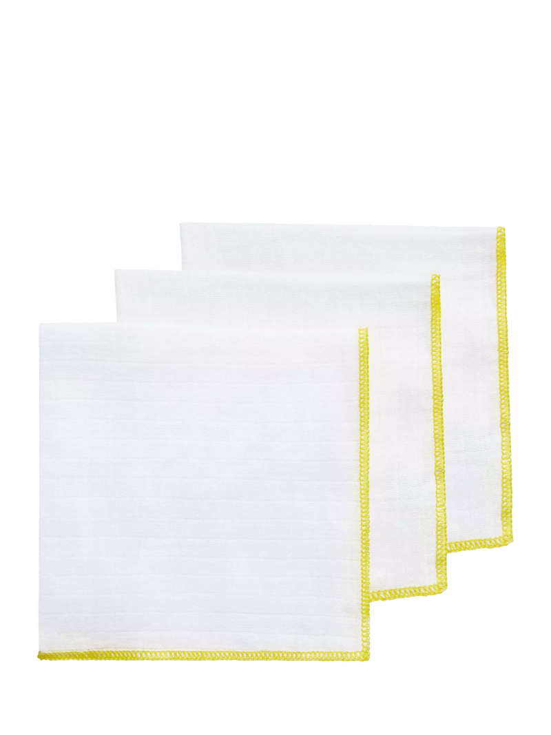 Trinny London T-Towels muslin cloths pack of 3 (British brand)