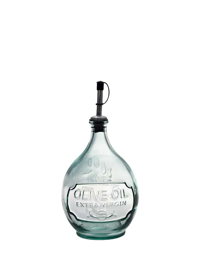 Vidrios San Miguel recycled glass olive oil pourer 1L (British brand)