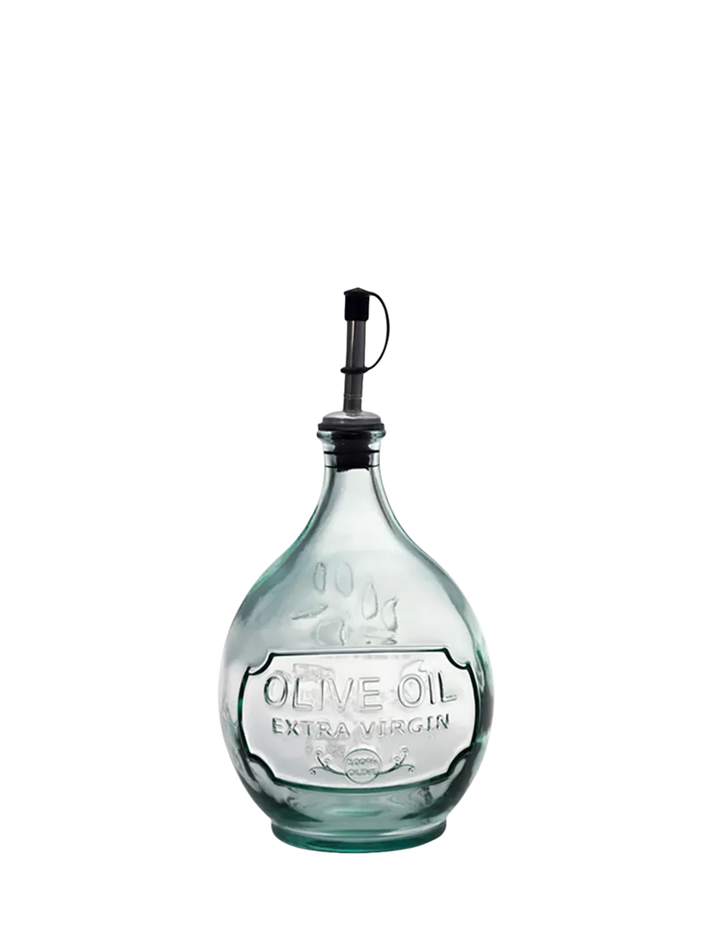 Vidrios San Miguel recycled glass olive oil pourer 1L (British brand)