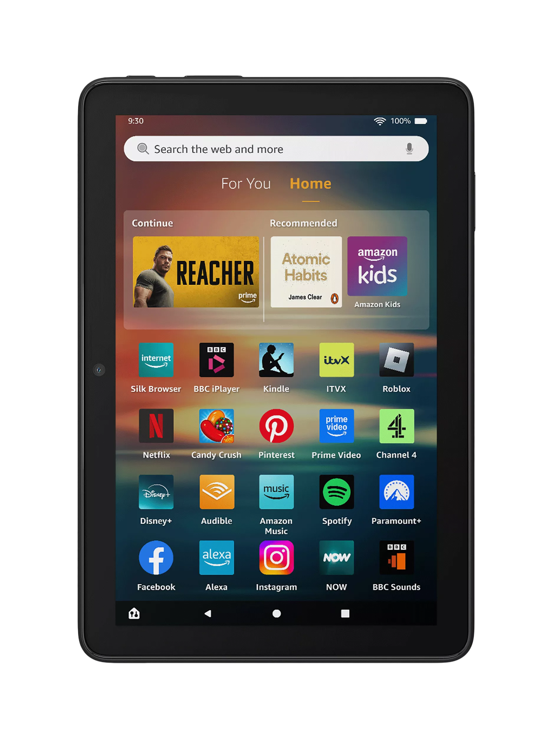 Amazon Fire HD 8 tablet 8 inch - British product