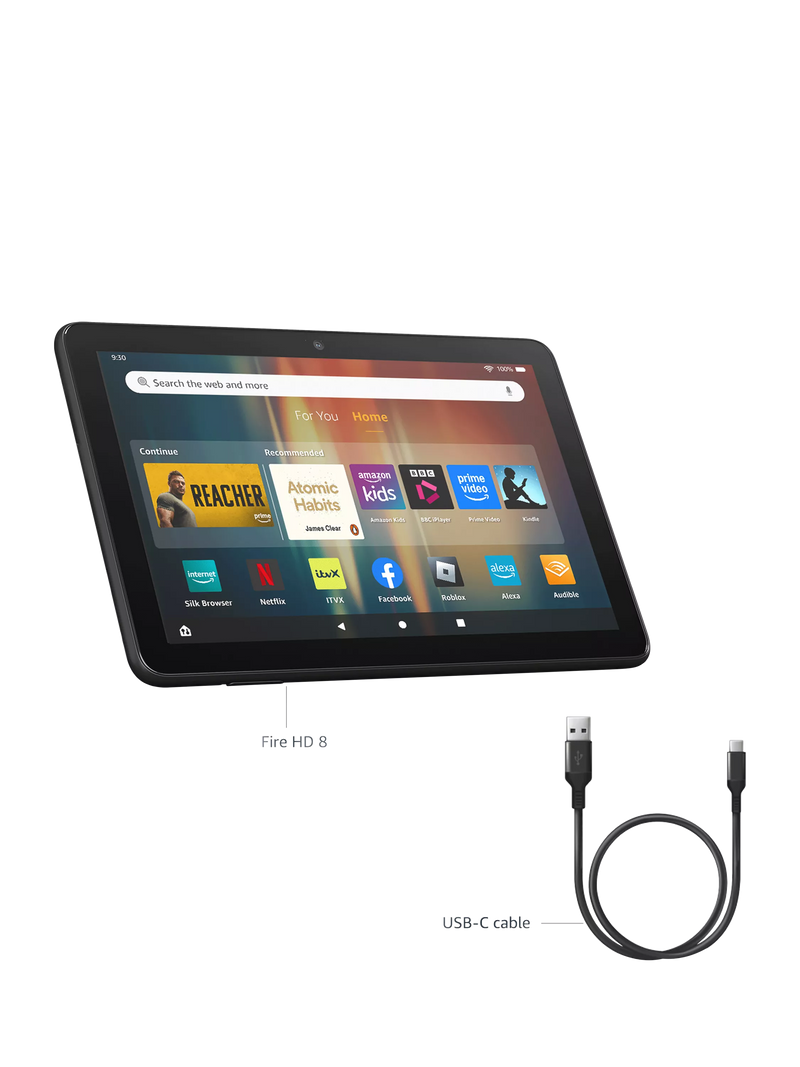 Amazon Fire HD 8 tablet 8 inch - British product