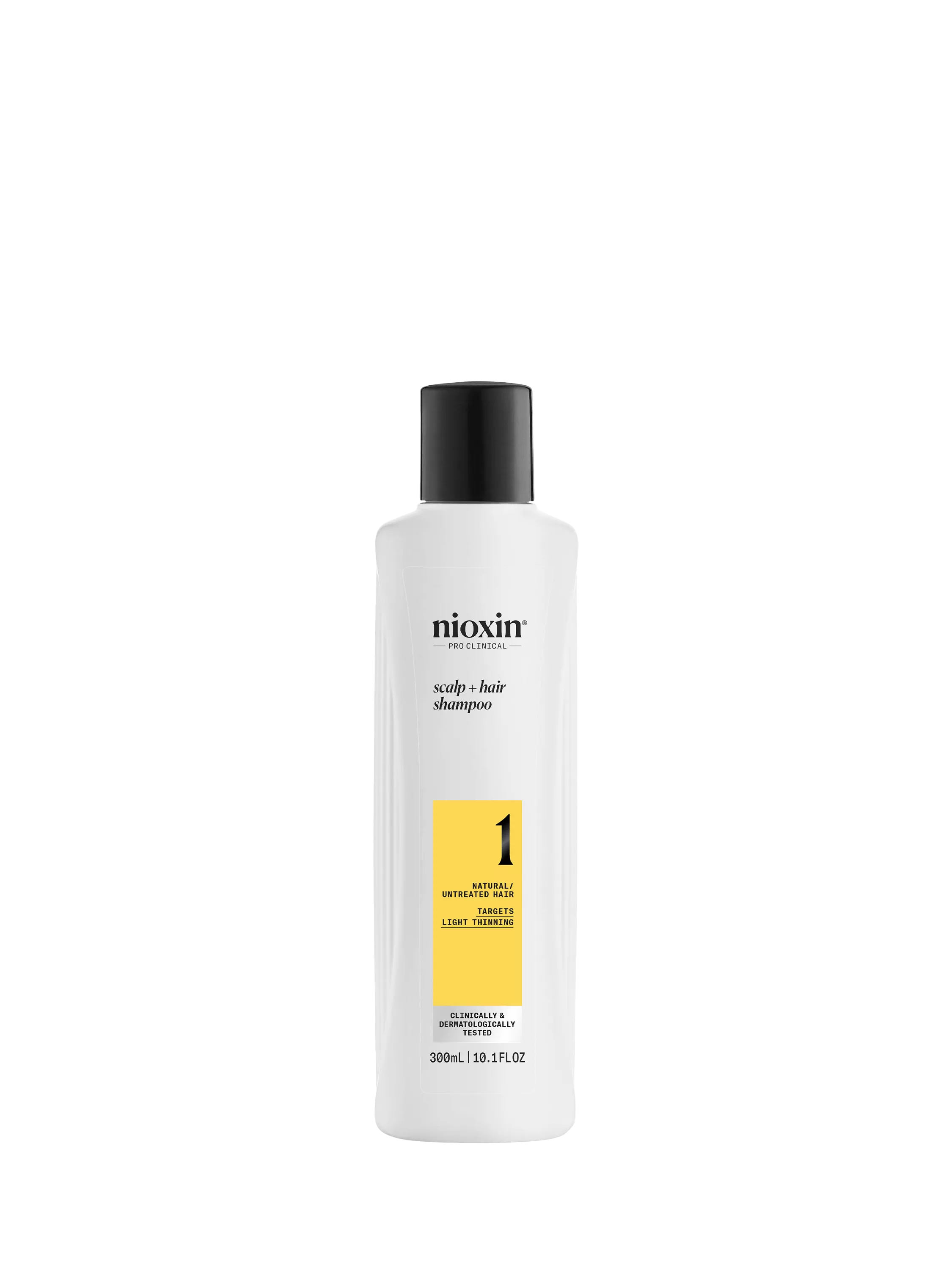 Nioxin thickening shampoo for natural hair with light thinning 300ml, imported from the UK